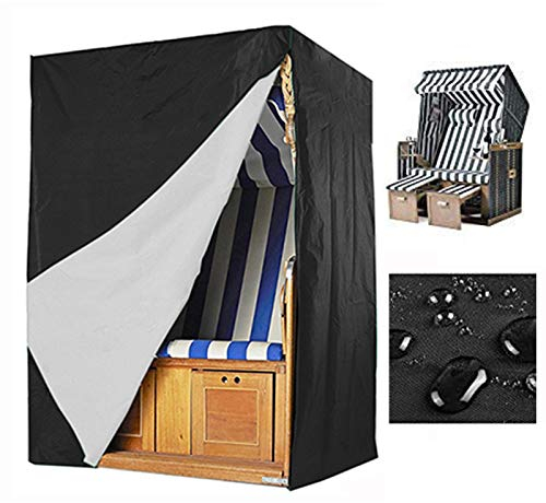 Silvotek Copertura per Poltrona da Spiaggia - Impermeabile Copertura per Sdraio da Spiaggia con Materiale Durevole 210D Oxford + Rivestimento Extra in PVC,Copertura per poltroncine da Spiaggia