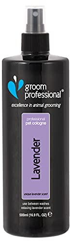 GROOM PROFESSIONAL Lavender Hundeparfüm - Hundeparfüm-Spray - Frisches Duftspray für Hunde Gegen Geruch - Entspannender Lavendelduft - Perfekt für Zwischen den Waschgängen, 500ml