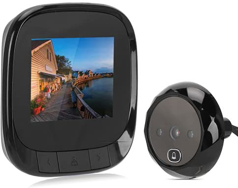 2.4in TFT HD Electronic Digital Doorbell, Peephole Viewer Door Camera Doorbell for Home Security, Night Vision/Photo