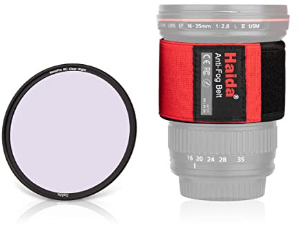 Haida HD4769 Night Photography Kit Lens Heater + 72mm Didymium Clear-Night Filter NanoPro MC Light Pollution Reduction for Sky/Star