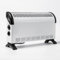 Tragbare Konvektionsheizung Abnehmbar 52 x 16 x 33 cm (L x B x H) 1800 W Silber Elegante Elektroheizung