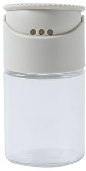 JNYEHSUI Saliera spargisale Pepe Sale Spargispezie Sale e Pepe Saliniera con Piccoli Fori Regolabili Salina Portatile Vetro e Plastica Adatto per Cucina di casa Il Barbecue la roulotte e Il Campeggio