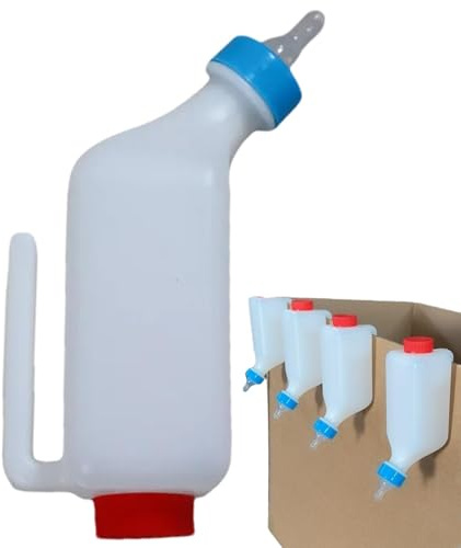 Bouteilles de chèvre pour nourrir les chèvres pour bébé - Bouteille d'alimentation pour les petits animaux | Bouteille de chèvre avec échelle claire, bouteille d'agneau, boisson
