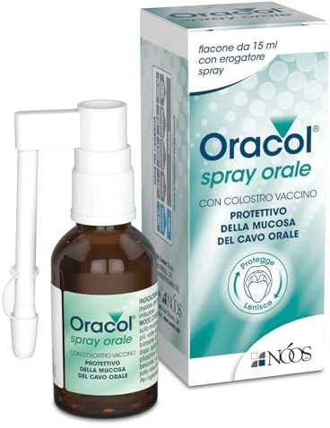 Nóos - Oracol® Spray orale: attenua le irritazioni e le infiammazioni della bocca - flacone da 15 ml