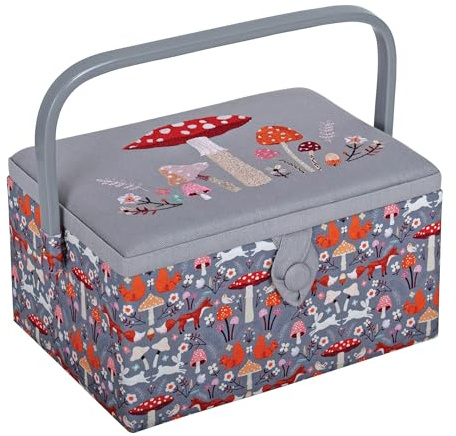Hobby Gift Scatola portaoggetti per hobby, per cucito, misura media, ricamata, per fai da te