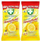 Large Antibacterial Household Surface Cleaning Wipes, Lemon, 2 Packs of 140 Wipes