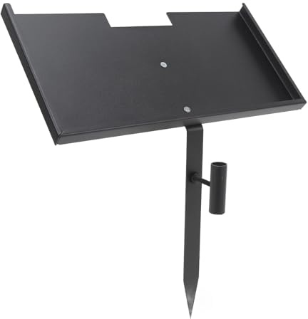 Grcfumo Supporto per lapide, Supporto per Pietra commemorativa, Supporto per Pietra commemorativa in Ferro, Supporto per Targa Anti-sbiadimento Facile da Montare Finitura Opaca