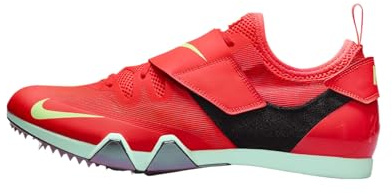 Elite Pole Vault Shoes (600 - Crimson/Coral-Lime) by Nike