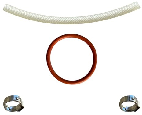 Wartungsset Silikonschlauch und Dichtung für Siemens EQ.3 s100 s300 s500 / EQ.9 s300 s500 s700 s900 / & Bosch VeroCup 100 300 - Ersatzteile für Kaffeevollautomat – stabil, flexibel & passgenau