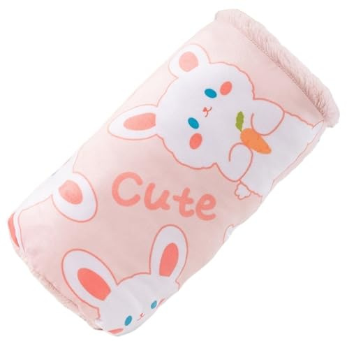 Coussin chauffant pour bébé - Motif dessin animé - Pour l'hiver - Double usage - Rose