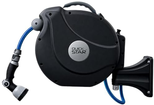 QUICK STAR slangtrumma Zulu, 30 m 2 m trädgårdsslang för väggmontering