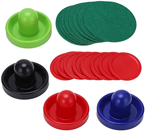 Stylebest Flerfärgad Bordshockeyskjutare Puckar Set Ergonomisk Design för Förbättrad Spelupplevelse 12 Delar Kit