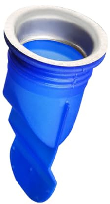 HINTRMENT Noyau Anti-odeurs en Silicone pour Siphon de Sol Bleu, Dispositif Anti-refoulement pour Évacuation D'eau en Salle de Bain Cuisine