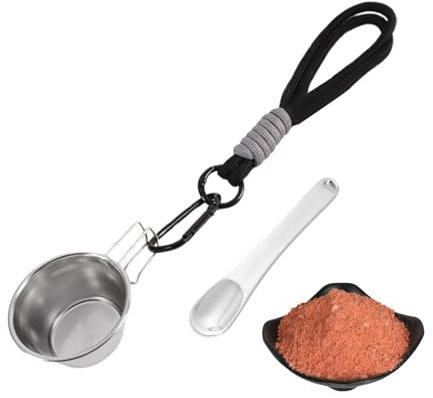 Chaies Campingbecher mit Griff, Camping-Wasserbecher aus Edelstahl,Wasserbecher Edelstahl Teetasse Outdoor mit Karabinergriff - Leichte tragbare Reisebecher für Damen und Herren