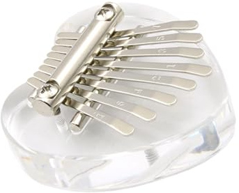 Piano de dedo acrílico, instrumento musical para principiantes, niños y adultos, 8 teclas, pequeño pulgar, regalo musical pequeño
