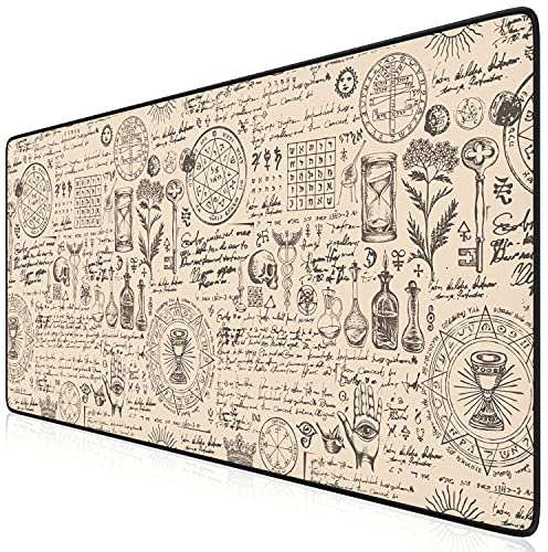 CSL - XXL Mauspad Gaming 900x400 mm - XXL Mousepad groß - Tischunterlage Large Size - verbessert Präzision und Geschwindigkeit - auch für Roccat Razer Logitech Maus und Tastatur - Alchemy