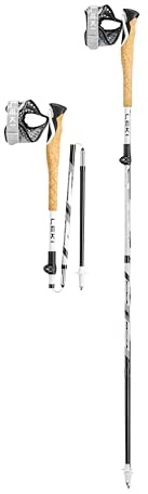 Leki Cross Trail FX Superlite compact Stöcke, White-Mint-Black, 100-120cm