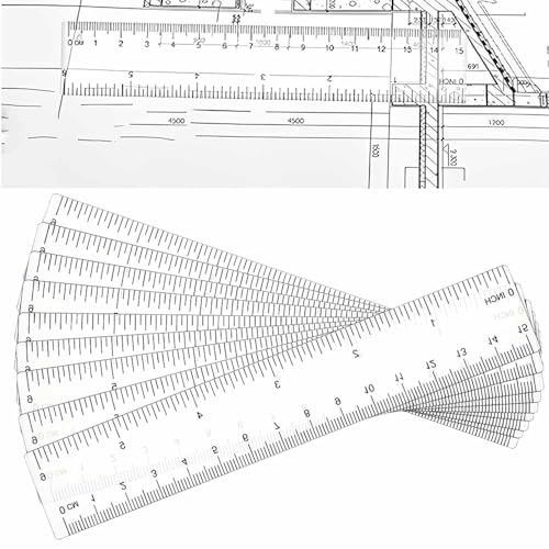 Norhogo 10 stycken 15 cm linjal plastlinjal transparent linjal, mätare med tum och metrisk, för kontor skola mätverktyg plastlinjal
