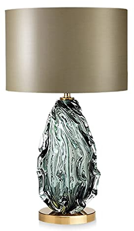 Sängbordslampa Bordslampa kristall bordslampa modern sovrum sänglampa varm och kreativ nordisk vardagsrum dekoration knapp switch belysning bordslampa Sänglampor