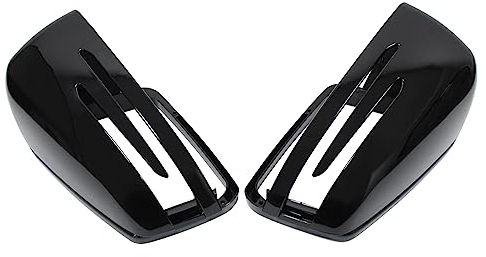 Spiegelkappen Außenspiegel Seitenspiegel Abdeckkappen Rückspiegel Abdeckung Kappen Spiegel Gehäuse schwarz links und rechts für A B C E S Klasse W176 W246 W204 C204 W212 C207 W221 CLA C117 CLS C218