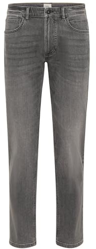 camel active Denim 5 Poches Jeans, Gris, 34W / 38L Homme