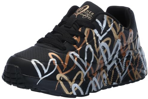 Skechers Sneakers,Sports Shoes, Schwarz/Gold, 28 EU