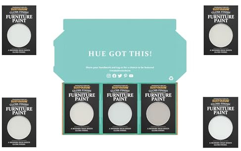 Rust-Oleum Furniture Paint in Gloss Finish – Delicate Greys Tester Box