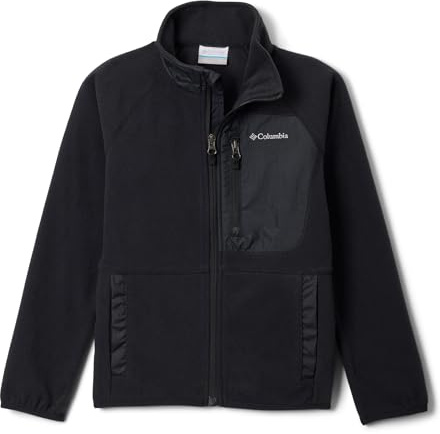 Columbia Unisex Kinder Fast Trek Full Zip Fleecejacke Mit Durchgehendem Reißverschluss, Schwarz, S EU