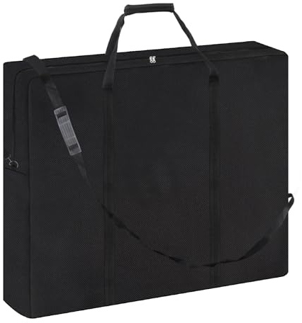 Klmnop 6Ft Folding Table Storage Bag, Waterproof Heavy Duty 600D Large Carrying Bag for Transporting and Storing Folding Tables, Camp Tables with Zipper & Shoulder Strap 37 L X 5 H X 31.5 W