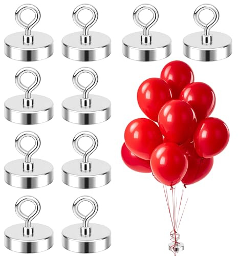 Foonary Confezione da 10 pesi per palloncini – Ideale come supporto per palloncini riutilizzabili e supporto per palloncini a elio e palloncini, perfetto per Halloween, matrimoni, compleanni, Natale e