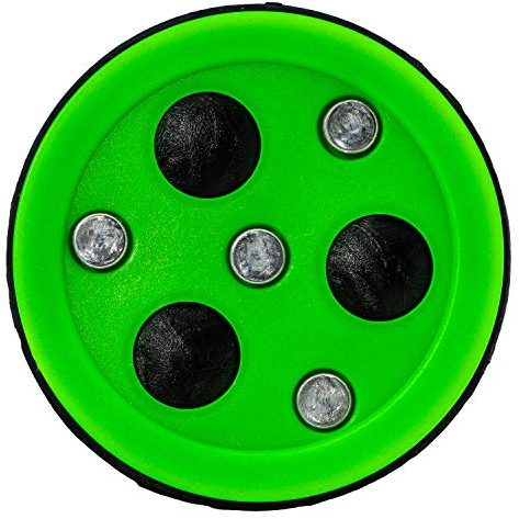 Franklin Sports NHL X3 Roll-a Outdoor Rollhockey Offizielle Größe Street Hockey Puck – Grün Streethockeypuck, Standard