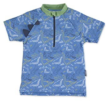 Sterntaler Unisex Kinder Jungen Schwimmshirt Kurzarm Kinder UV-Schutz 50+ blau, 110/116 EU