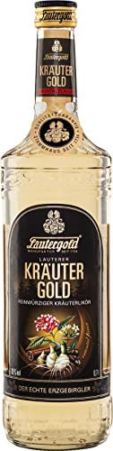Lauterer Kräutergold 35% vol. 0,7l Kräuterlikör ohne Farbstoff aus dem Erzgebirge