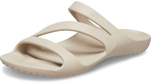 Crocs Women's Kadee II Lightweight Strappy Sandals, Cobblestone, 11