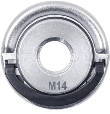 Alnicov M14 Angle Grinder Quick Clamp Locking Platen Clamping Nut with Pull Ring for Dewalt Milwaukee Grinder Makita