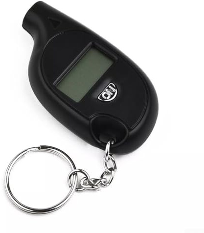 for MINI Keychain Style Air Pressure Tester Meter, LCD Tire Pressure Gauge Digital, for MINI Size Car Shaped Display, 6.3x3.3x1.5cm