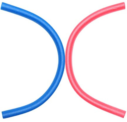 SUPVOX Lot de 2 Nouilles Flottantes en Mousse pour Piscine Colorés Aide à la Flottaison pour Garçon et Filles Utilisation en Piscine et Accessoire de Natation