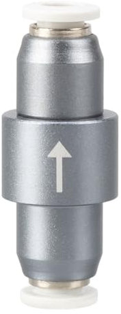 DONGKER Aquarium Non-Return Check Valve,CO2 One-Way Check Valve Connecting 6mm OD X 4mm ID CO2 Tube for Aquarium Co2 System Diffuser