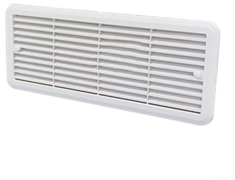 Griglia di sfiato per frigorifero per modelli Thetford 62445480, flusso d'aria ottimizzato e facile installazione per camper (bianco)