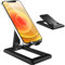 Losvick Support Téléphone, Portable Support Smartphone Multi-Angle Réglable Ultra Légère Universel Bureau Téléphone Dock PC pour iPhone 12, iPhone 11,Se,XR,P30 Lite,S20 et l'Autres d'Appareil - Noir