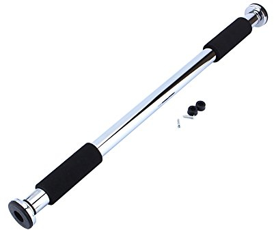 Übungsstange Klimmzugstange 62-100cm verstellbare Innentür horizontale Stange hochziehbare–Pull Up Stange als Trainingsgerät für zu Hause