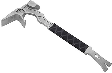 Multi Function Demolition Tool, Hammer, Nail Puller, Pry Bar, Demolition Hammer, Chisel, Manganese Steel Functional Utility Bar for Construction