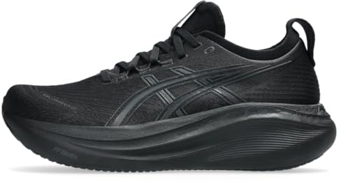 ASICS Women's Gel-Nimbus 27 Running Shoe, Schwarz/Grau (Black/Graphite Grey), 40.5 EU