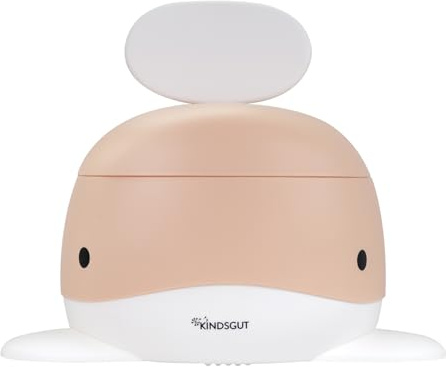 Kindsgut Pot pour bébé, Design de Baleine adapté aux Enfants et Couleurs discrètes, Toilette Enfant pour l'apprentissage de la propreté, pêche