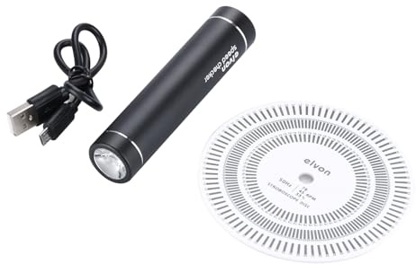 50 Hz hastighetskontrollset för LP vinylskivspelare skivspelare (stroboskop ljus + varvräknare skiva + USB-kabel)