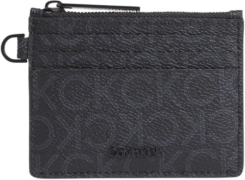 Calvin Klein Herren CK Must Mono CARDHOLDER LV04D1039G Kartenhalter, Schwarz (Schwarz), Einheitsgröße, Schwarz (Schwarz), Einheitsgröße
