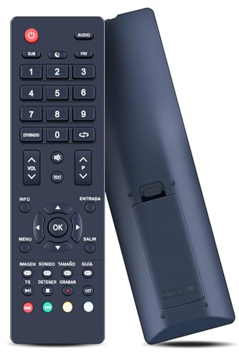 GOUYESHO Nuevo Mando a Distancia de Repuesto para televisores TD Systems K49DLM8U K24DLM7F K32DLM10H K24DLM10H K32DLM7H K55DLM8U K40DLM7F K50DLM8F K32DLM10 K32DLM8HS K32DLM8S K32FMN9GT (sin Voz)