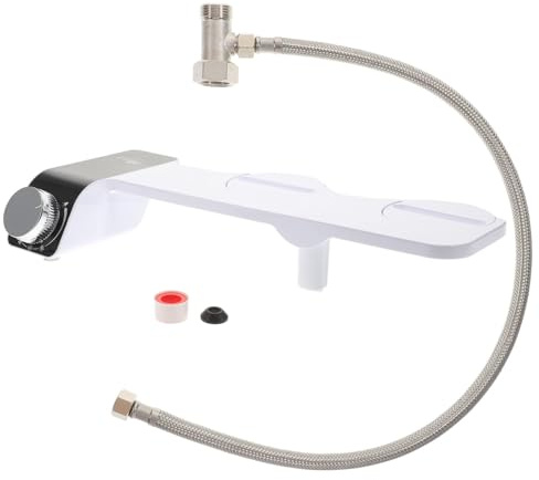Sewroro Accesorio De Bidet Para Inodoro Boquilla Doble Autolimpiante Rociador De Bidet Para Mujer Accesorio De Baño No Eléctrico Para Ducha Inodoro