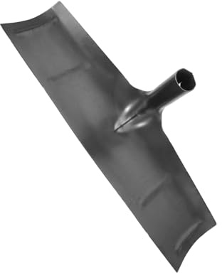 Yardwe Pala Piatta Multifunzione in Acciaio al Manganese 50Cm, Raschiatore per Letame per Allevamenti Bovini e Giardino, Attrezzo Robusto per Pulizia di Stalle e Pollai