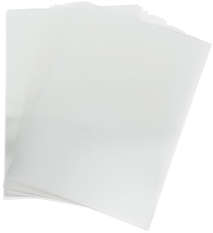 NULYLU 100 St Transparent Plastomslag för Dokumentbindning Reptåliga Skyddsark med Stabil för Rapporter och Presentationer i Kontoret